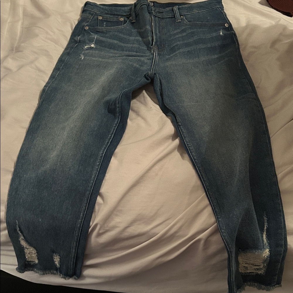 GAP Blue Distressed Jeans‎